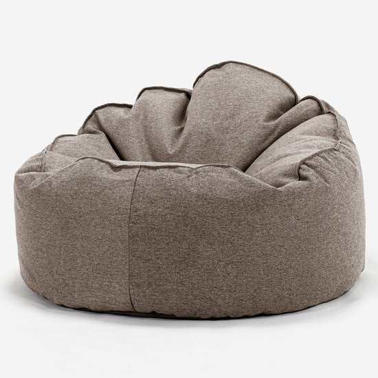 Archi Bean Bag Chair - Interalli Wool Biscuit 01