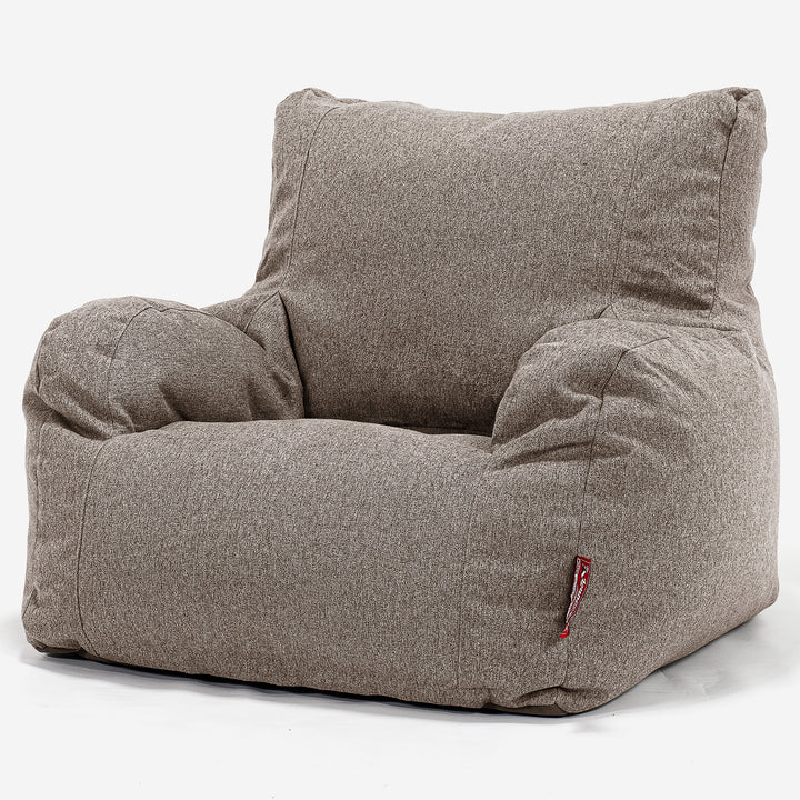 Bean Bag Armchair - Interalli Wool Biscuit 01