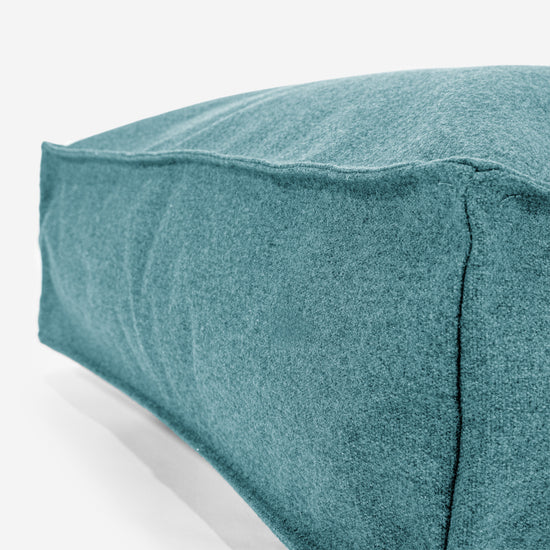 Large Floor Cushion - Interalli Wool Aqua 02