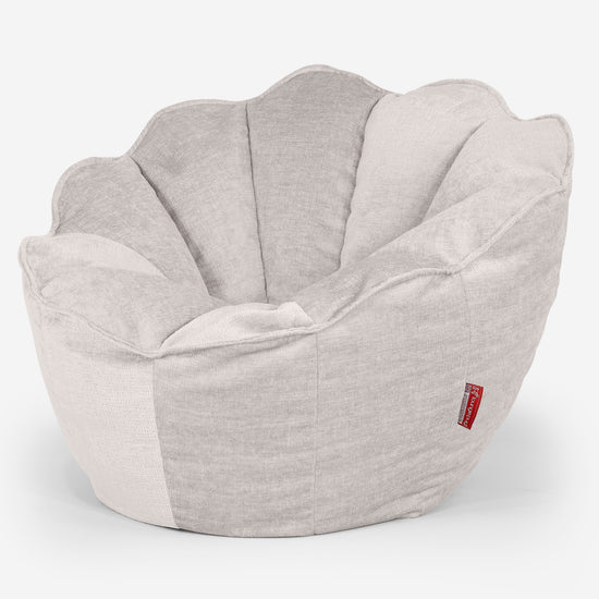 Natalia Sacco Bean Bag Chair - Chenille Cream 02