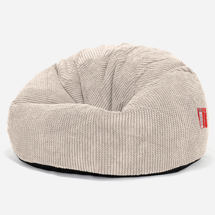 Classic Bean Bag Chair - Pom Pom Ivory 01