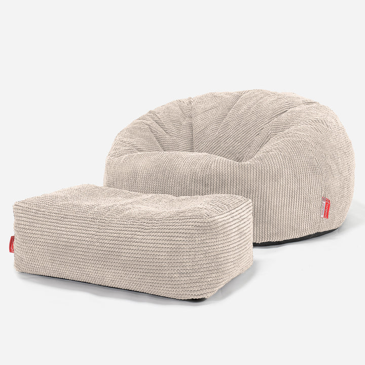 Classic Sofa Bean Bag - Pom Pom Ivory 02