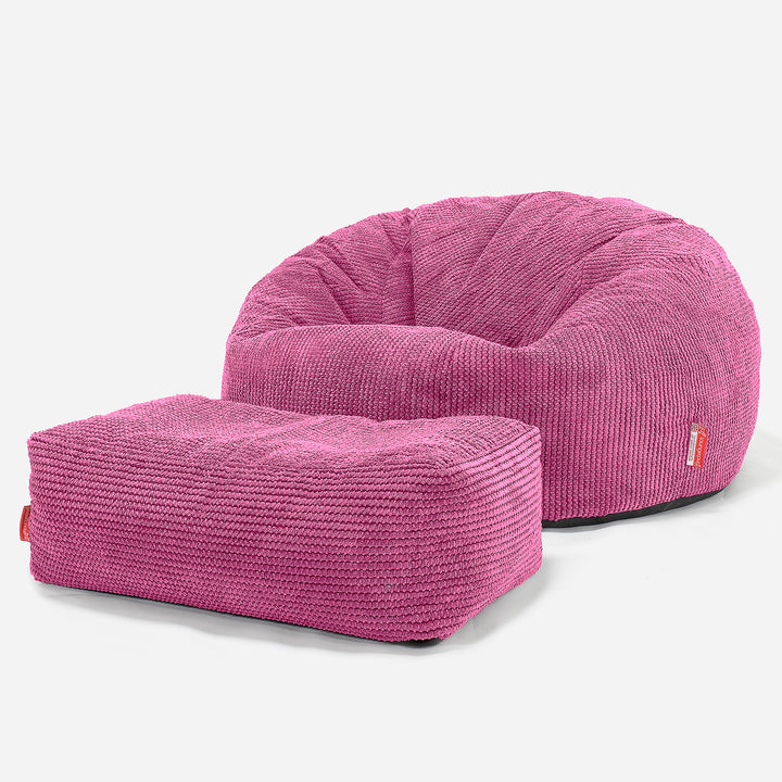 Classic Sofa Bean Bag - Pom Pom Pink 02