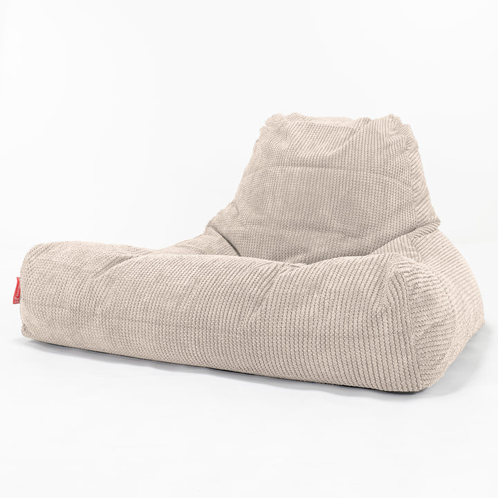 Mega Lounger Bean Bag - Pom Pom Ivory 01