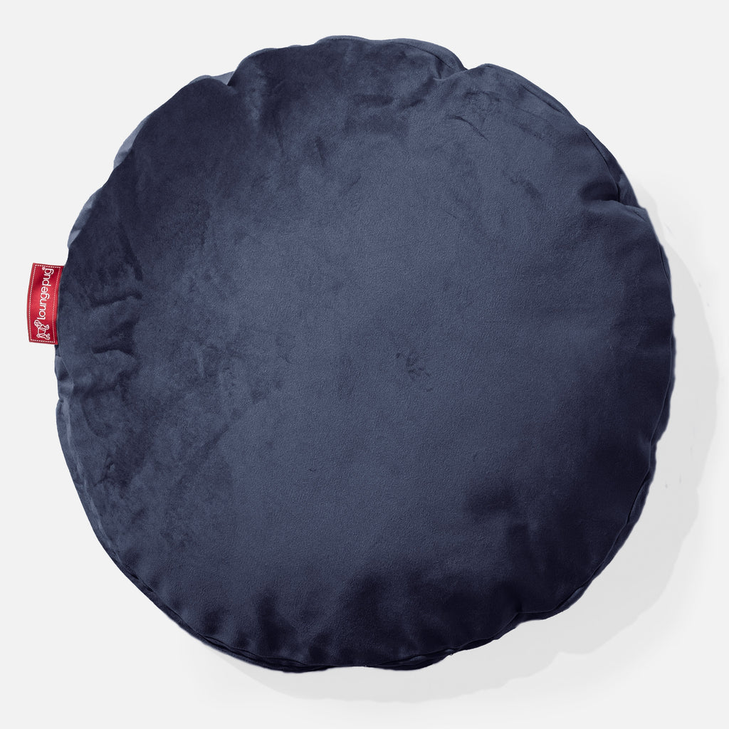 Round hotsell navy cushion