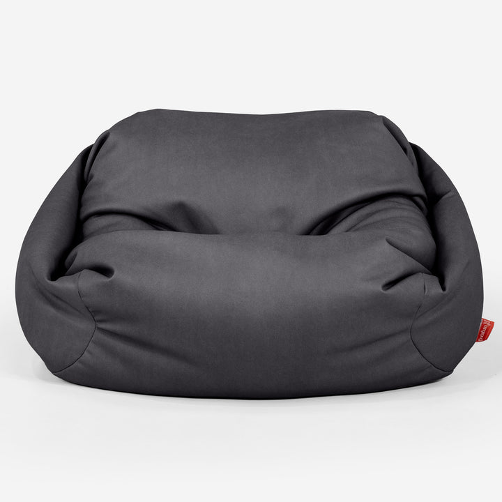 Sabine Bean Bag Armchair - Vegan Leather Black 02