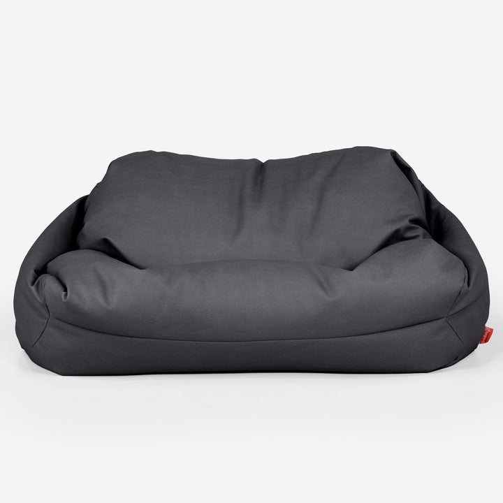 Sabine Bean Bag Sofa - Vegan Leather Black 02