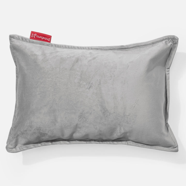 Rectangular Throw Pillow Cover 35 x 50cm - Velvet Silver 01