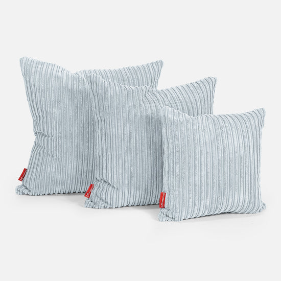 Scatter Cushion 47 x 47cm - Cord Baby Blue