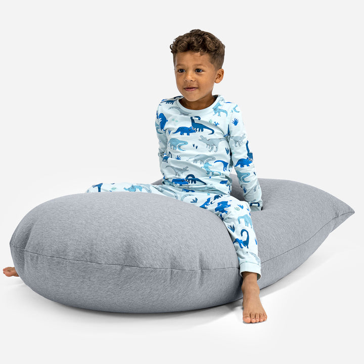 Children's Bean Bag Tall 2-6 yr - Stretchy Cotton Light Grey 03