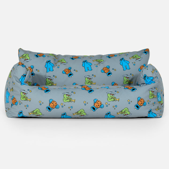 Printed Children's Sofa Bean Bag 1-5 yr - Cookie Monster & Oscar The Grouch 01