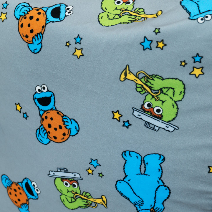 Printed Children's Sofa Bean Bag 1-5 yr - Cookie Monster & Oscar The Grouch 03